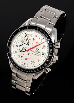 Omega, 39mm "Speedmaster Date" automatic Chronograph Ref.35133000 in Steel